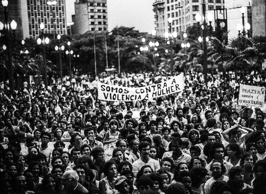 Demonstration against violence against women, Sao Paulo