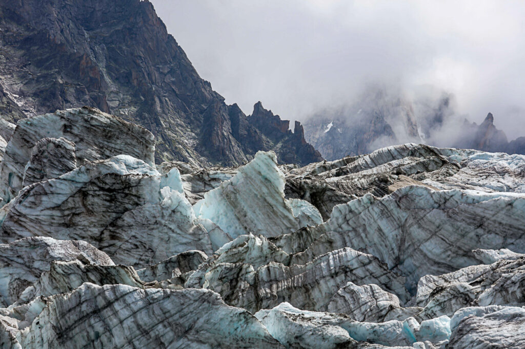 The Unexpected, Glacier Argentiere, France