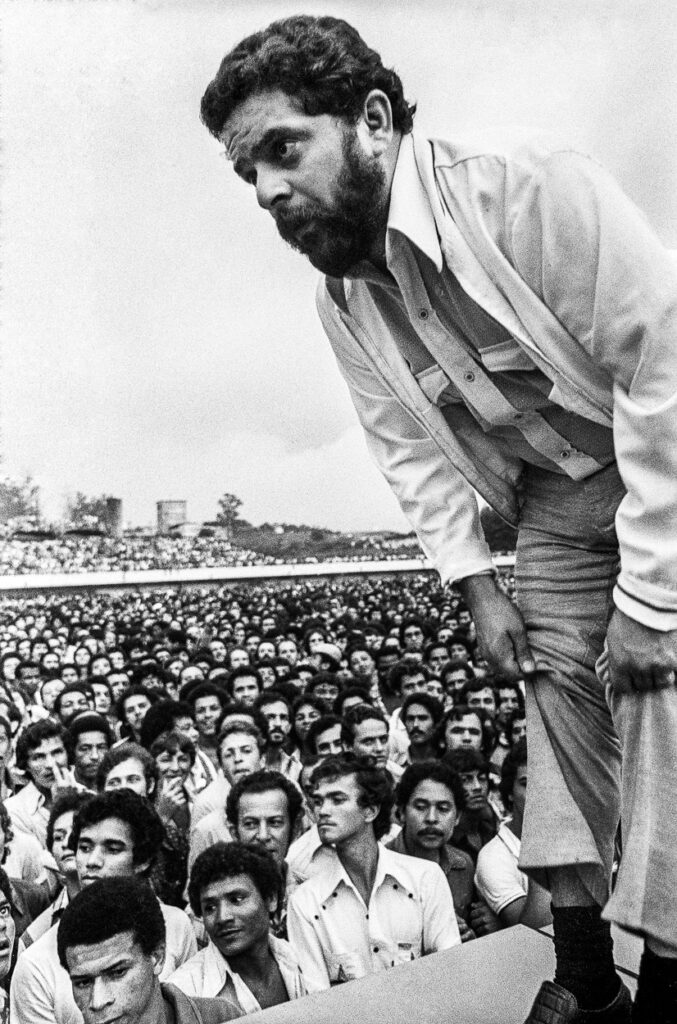 Lula in Assembly at the Vila Euclides Stadium, San Bernardo do Campo, Sao Paulo