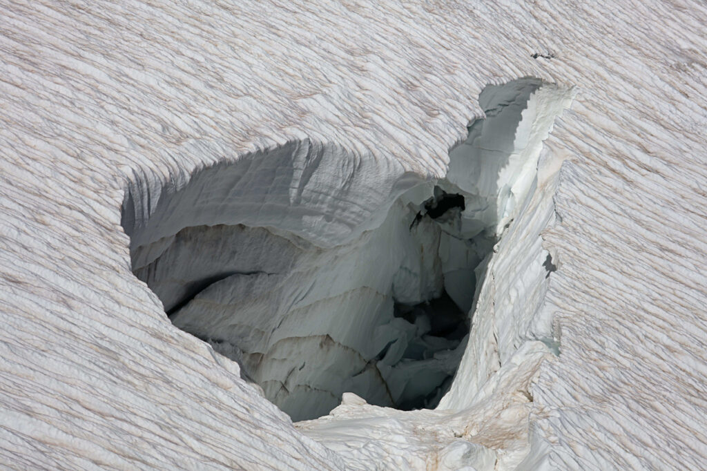 The Void, Glacier Pointe du Dard, France