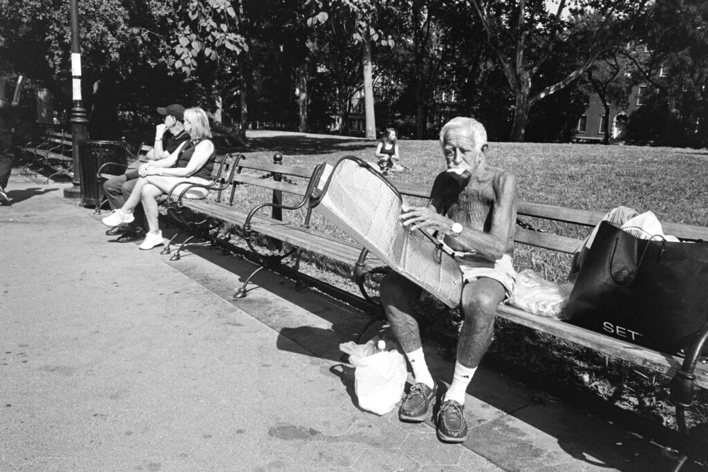 Washington Square Sunbather