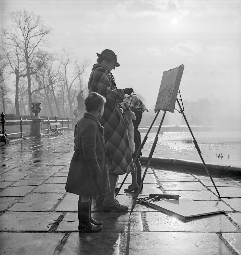 Painter at Italian Gate