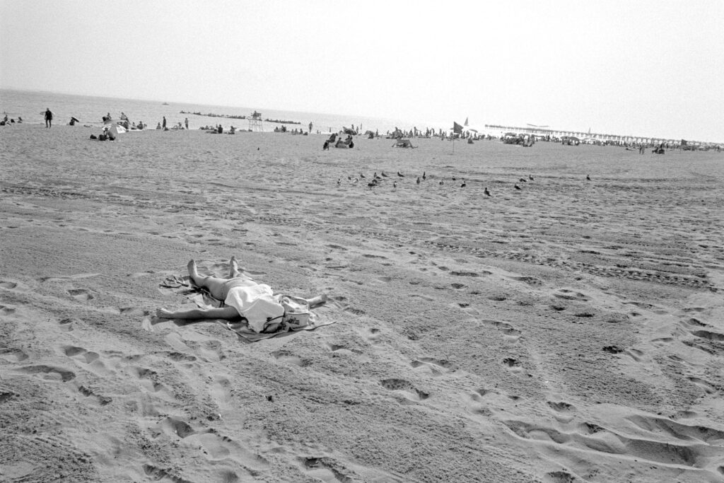 Lone Coney Island Sunbather